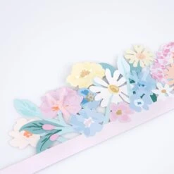 Meri-Meri Paper Flower Headdress (x 8) -Meri Meri media 00424f2f 9544 4c6f b356 c4697bbdd80f