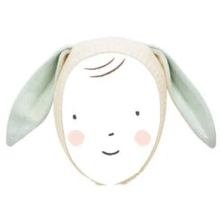 Meri-Meri Mint Bunny Baby Bonnet