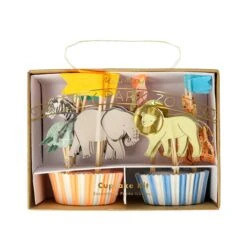 Meri-Meri Safari Animals Cupcake Kit (x 24 Toppers)