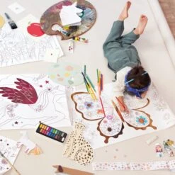 Meri-Meri Jungle Coloring Posters (x 2) -Meri Meri media 04773460 dbb6 4614 bae9 8092cfe40f9f