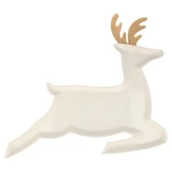 Meri-Meri Porcelain Reindeer Plates (x 2)