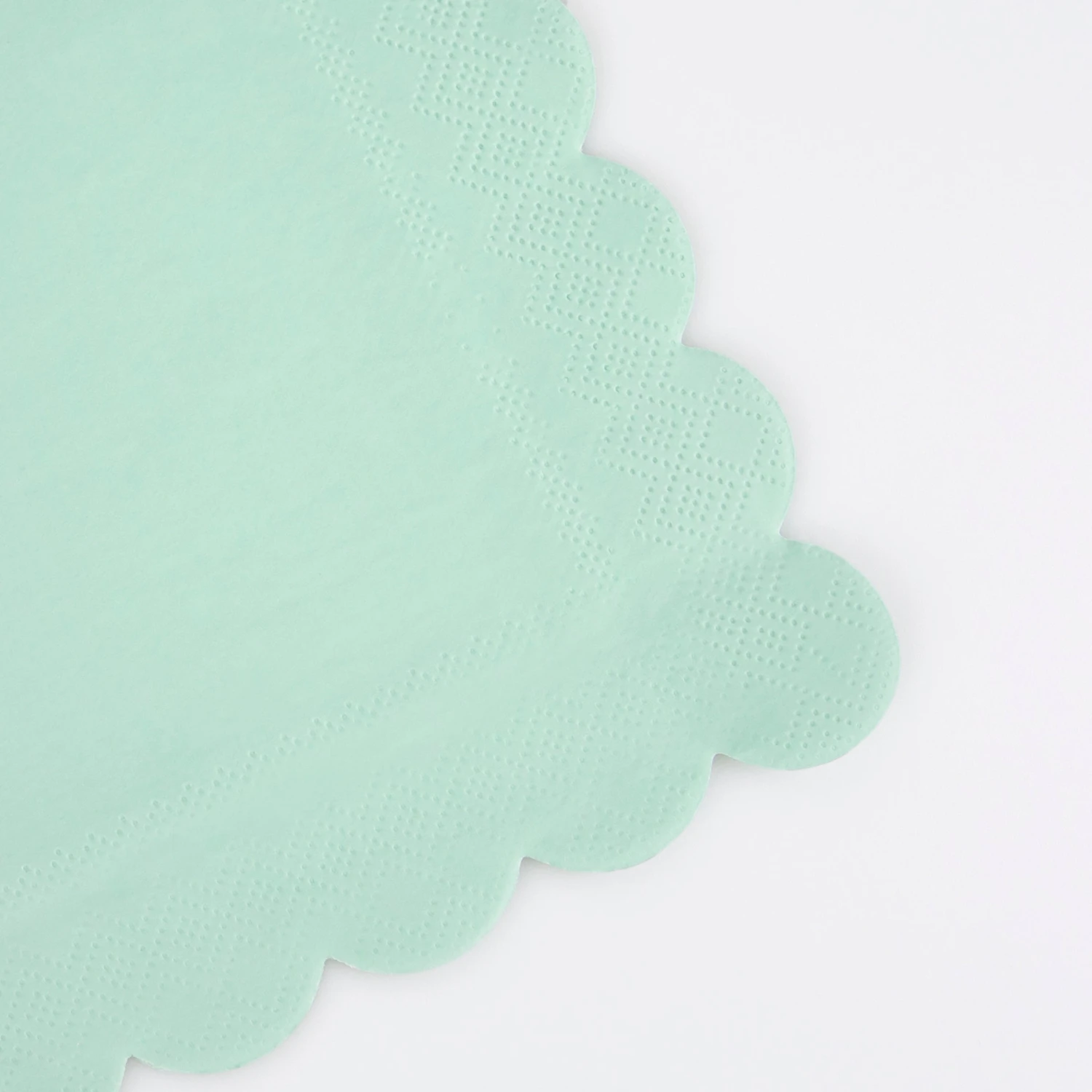 Meri-Meri Sea Foam Green Small Napkins (x 16) 3 Meri-Meri Sea Foam Green Small Napkins (x 16) - Image 3