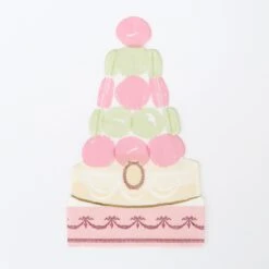 Meri-Meri Ladurée X Meri Meri Paris Macaron Pyramid Napkins (x 16)