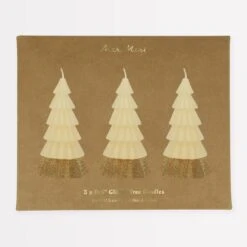 Meri-Meri Ivory Tree Candles (x 3) -Meri Meri media 09cb441c 8263 44f3 b60e 795315e882df