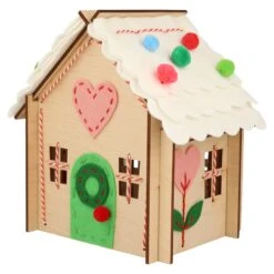 Meri-Meri Wooden Embroidery Gingerbread House Kit -Meri Meri media 0a238ad5 5ba5 4dae a3b2 ea7568fede65