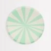 Meri-Meri Mint Stripe Side Plates (x 8)