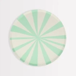Meri-Meri Mint Stripe Side Plates (x 8)