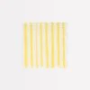 Meri-Meri Yellow Stripe Small Napkins (x 16)