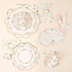 Meri-Meri Elegant Floral Side Plates (x 8) -Meri Meri media 0d150bf7 b90d 4fda a897 2decf31689f0