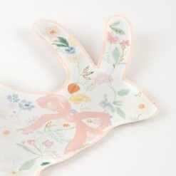Meri-Meri Elegant Floral Bunny Shaped Plates (x 8) 5 Meri-Meri Elegant Floral Bunny Shaped Plates (x 8) -Meri Meri media 1398f3c1 d958 4145 8719 683a79f47e3b