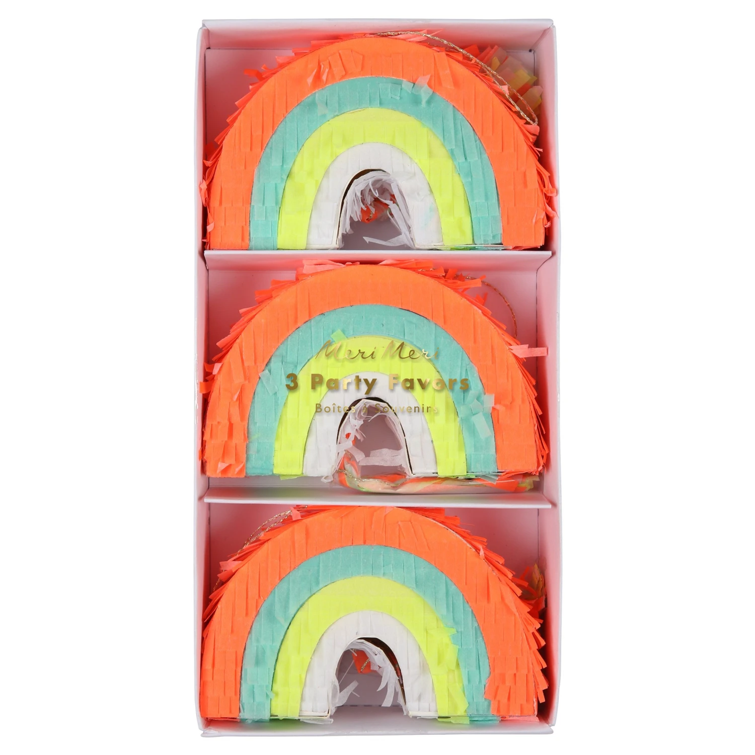Meri-Meri Rainbow Piñata Favors (x 3) 6 Meri-Meri Rainbow Piñata Favors (x 3) - Image 6