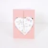 Meri-Meri Honeycomb Heart Wedding Card