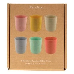 Meri-Meri Multicolor Reusable Bamboo Cups (x 6) 9 Meri-Meri Multicolor Reusable Bamboo Cups (x 6) -Meri Meri media 16c55d84 9d58 4734 a1bc b5ee4b49846a