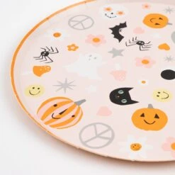 Meri-Meri Groovy Halloween Icon Dinner Plates (x 8) -Meri Meri media 19075320 c766 4a67 9d7f 9a9d4700f78f