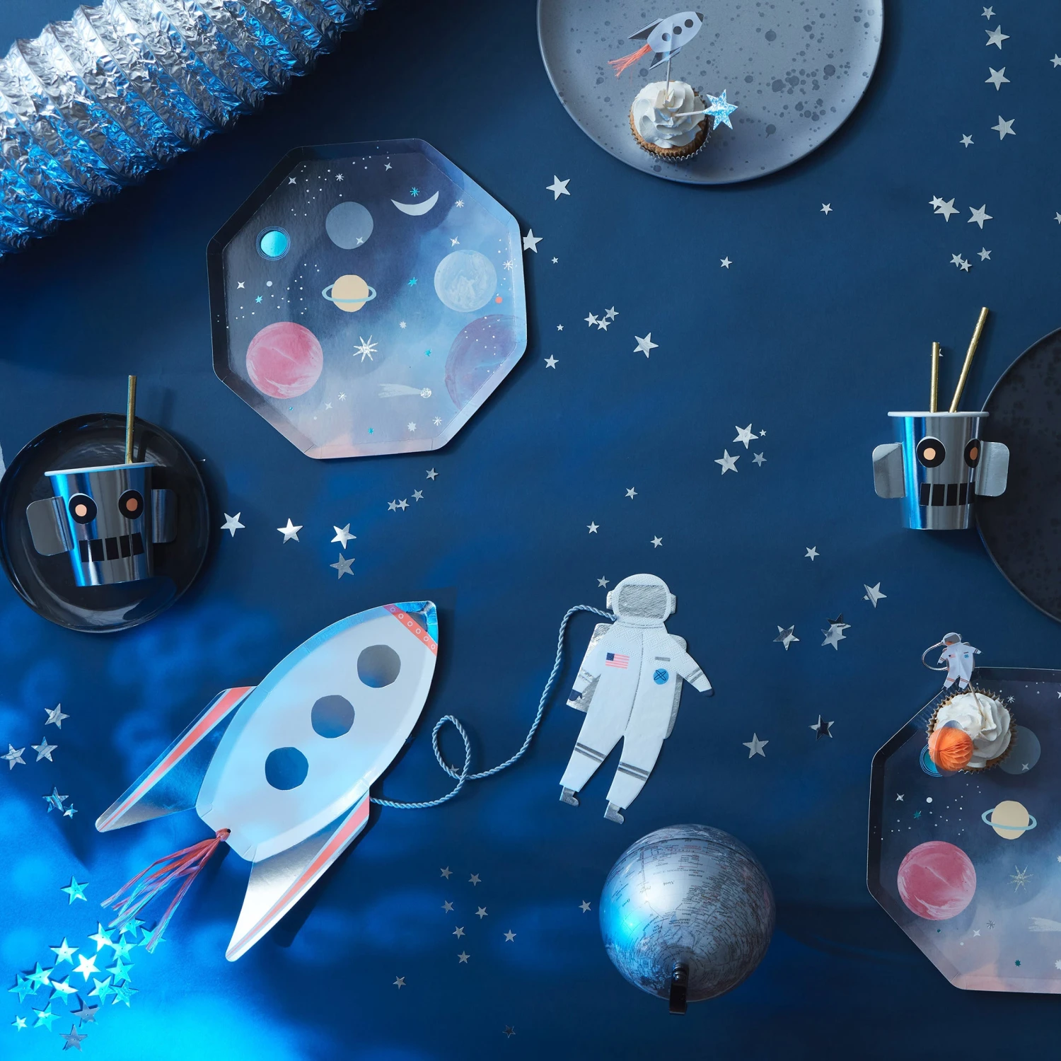 Meri-Meri Rocket Plates (x 8) 2 Meri-Meri Rocket Plates (x 8) - Image 2