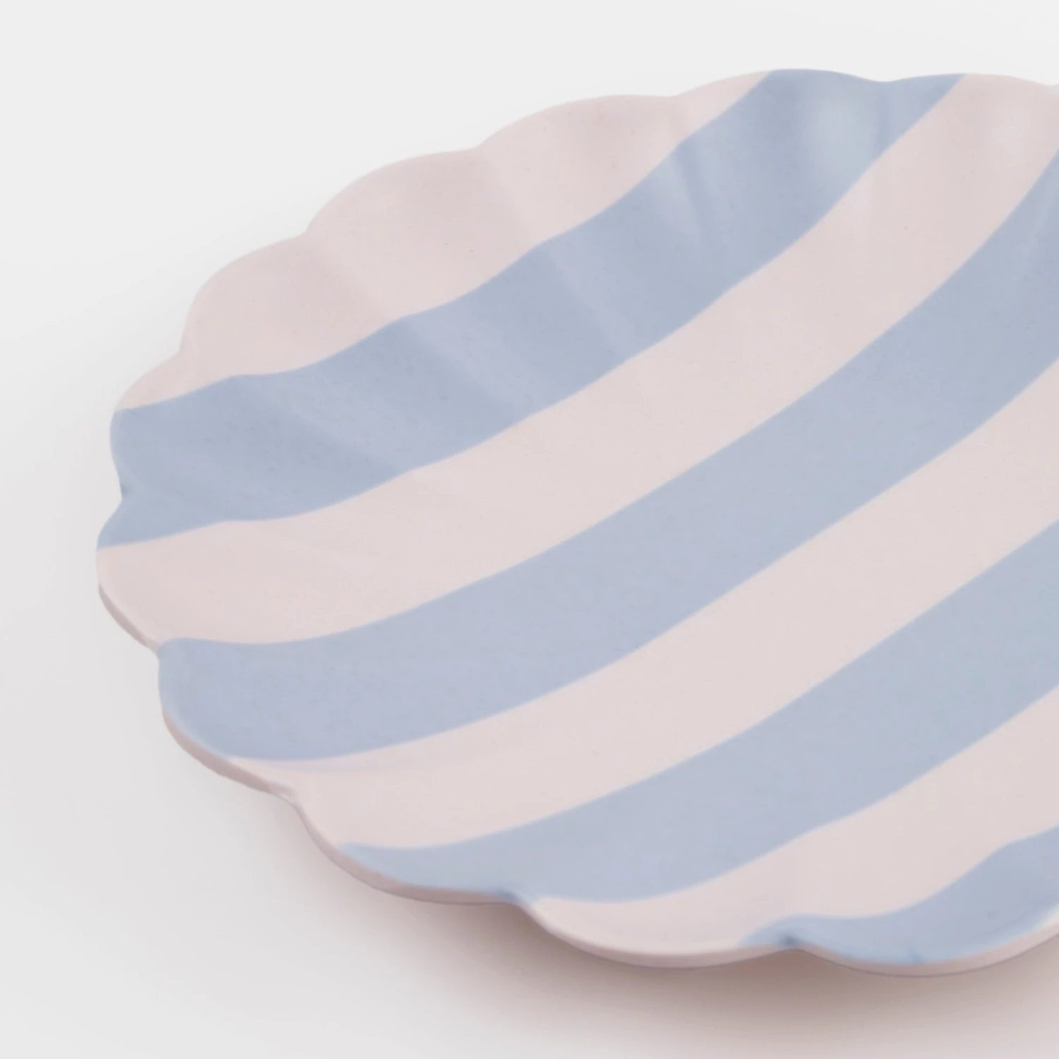 Meri-Meri Stripy Reusable Bamboo Small Plates (x 6) 3 Meri-Meri Stripy Reusable Bamboo Small Plates (x 6) - Image 3