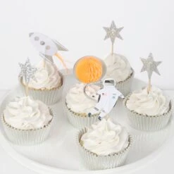 Meri-Meri Space Cupcake Kit (x 24 Toppers) -Meri Meri media 1f17e6e6 5948 400f a3d3 a2632c0a22a2