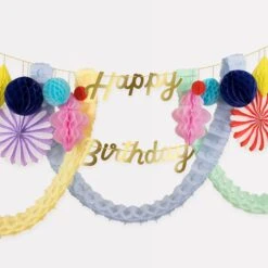 Meri-Meri Happy Birthday Honeycomb Garland