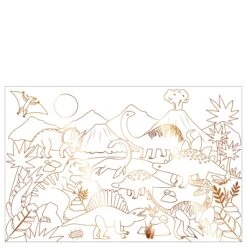 Meri-Meri Dinosaur Kingdom Coloring Posters (x 2) -Meri Meri media 217f5b7e 6707 4730 9784 ffa65a25ac8e