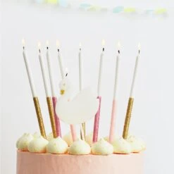 Meri-Meri Multicolor Dipped Glitter Candles (x 16) -Meri Meri media 2471c422 1cf9 4d69 a5ec 890726b5601a