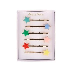 Meri-Meri Enamel Star Hair Slides (x 6) -Meri Meri media 25546b66 8fa0 46a3 be31 97951c639879