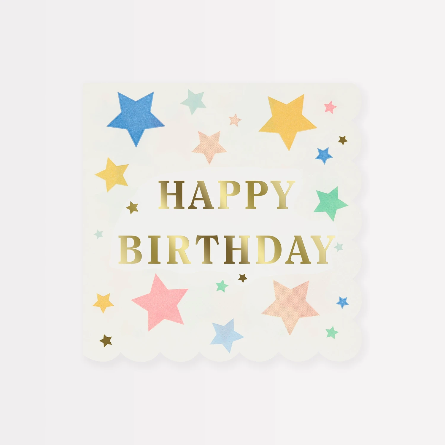 Meri-Meri Happy Birthday Stars Large Napkins (x 16) 1 Meri-Meri Happy Birthday Stars Large Napkins (x 16)
