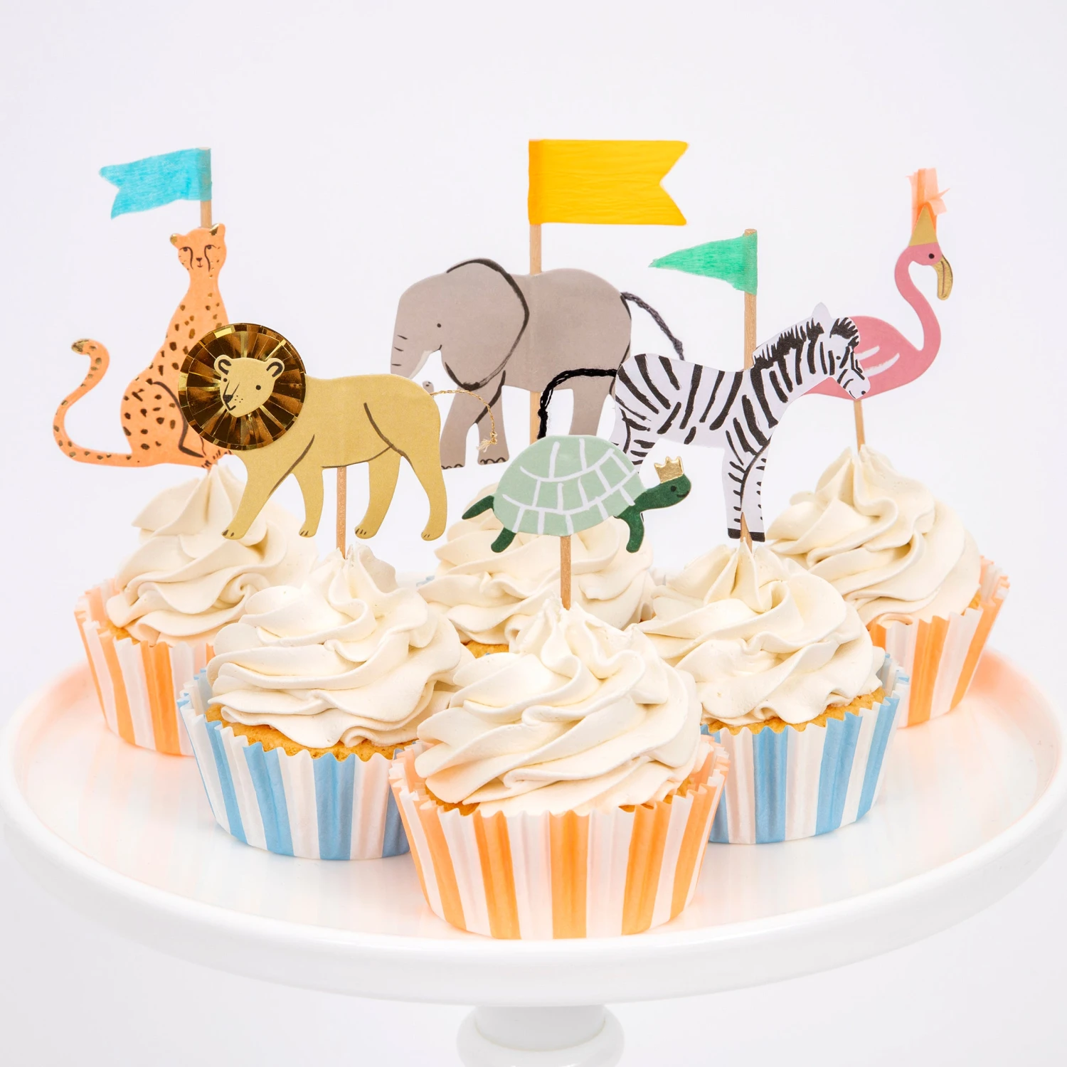 Meri-Meri Safari Animals Cupcake Kit (x 24 Toppers) 2 Meri-Meri Safari Animals Cupcake Kit (x 24 Toppers) - Image 2