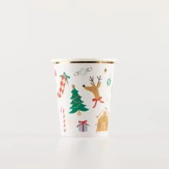 Meri-Meri Jolly Christmas Cups (x 8)