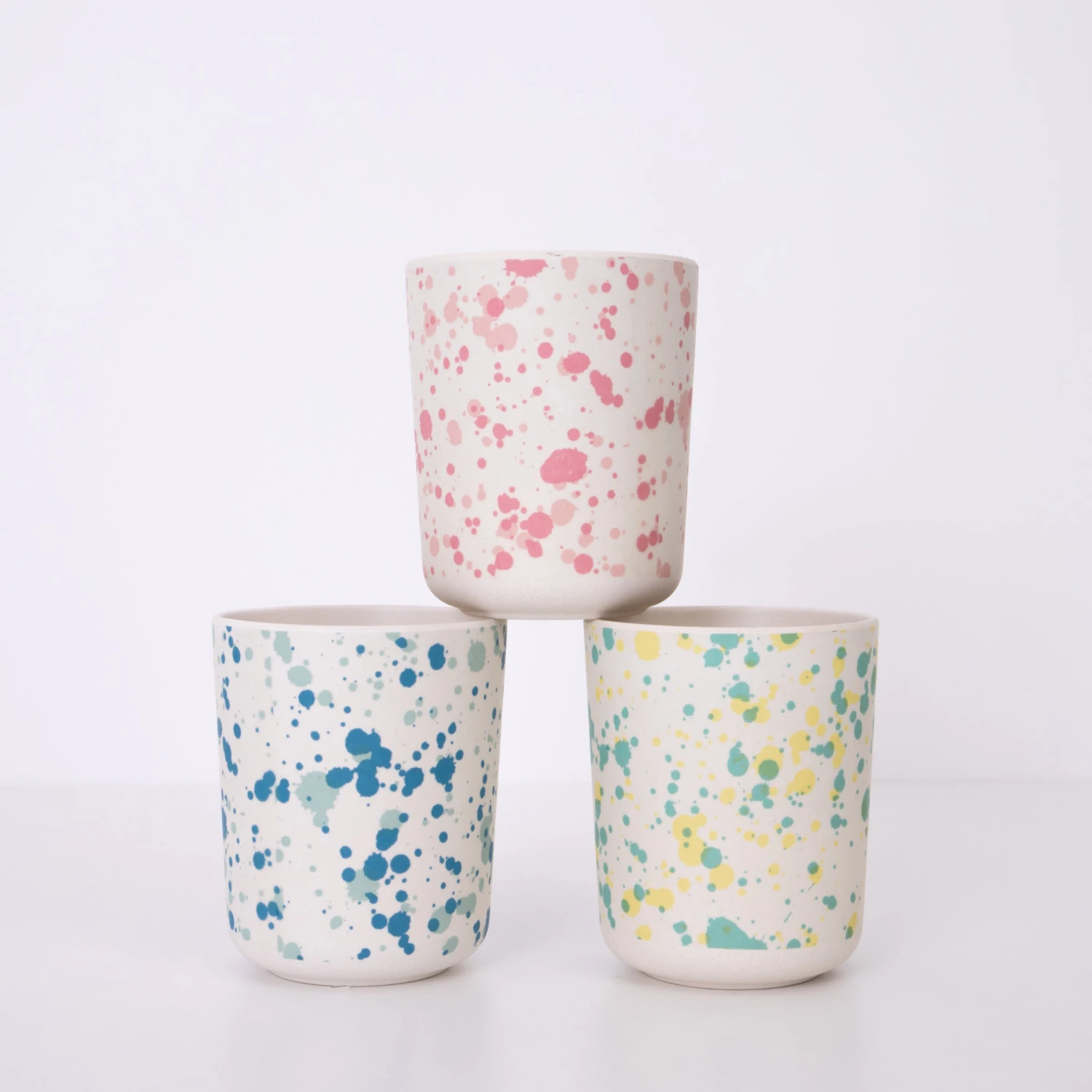 Meri-Meri Speckled Reusable Bamboo Cups (x 6) 1 Meri-Meri Speckled Reusable Bamboo Cups (x 6)