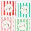 Meri-Meri Striped Large Napkins (x 16)