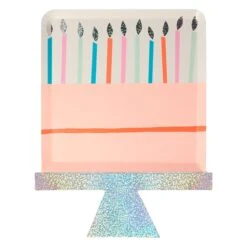 Meri-Meri Birthday Cake Plates (x 8)
