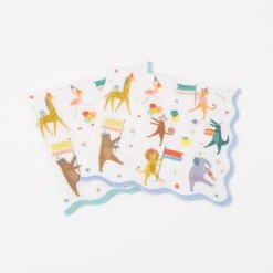 Meri-Meri Animal Parade Large Napkins (x 16) -Meri Meri media 2e435e1e fd93 454e 9e52 b262cbdb232b