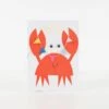 Meri-Meri Crab With Bunting Birthday Card