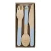 Meri-Meri Blue Wooden Cutlery Set (x 24)