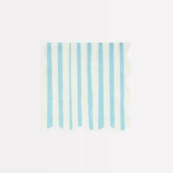 Meri-Meri Blue Stripe Small Napkins (x 16)