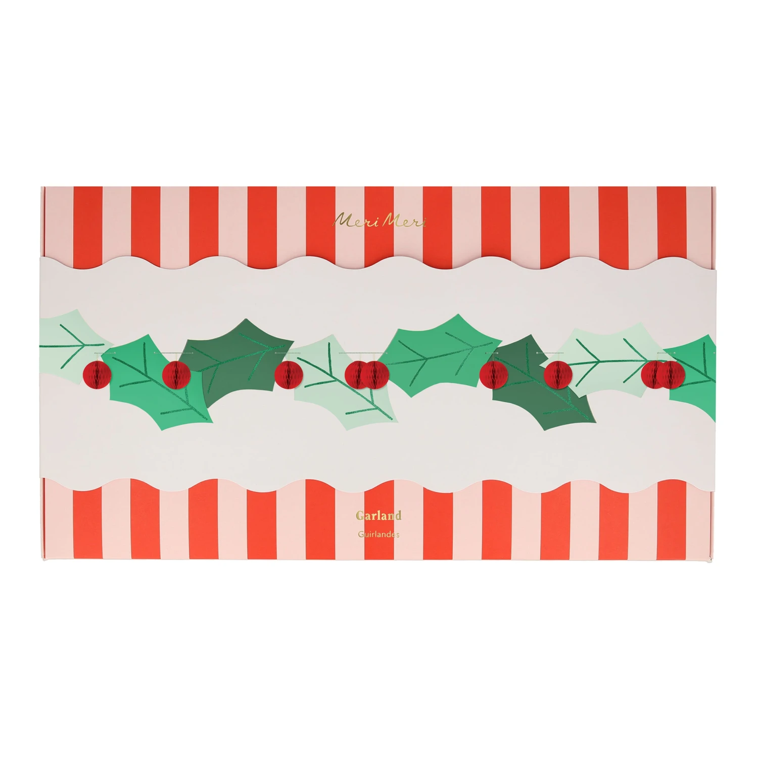 Meri-Meri Honeycomb Holly Garland 6 Meri-Meri Honeycomb Holly Garland - Image 6
