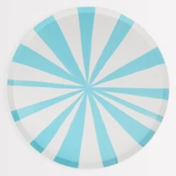 Meri-Meri Blue Stripe Dinner Plates (x 8)