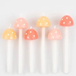Meri-Meri Mushroom Birthday Candles (x 6) -Meri Meri media 372384af f4e9 4d09 a6c1 5f35d2f73411