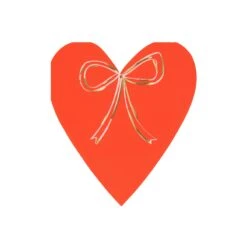 Meri-Meri Heart With Bow Napkins (x 16) -Meri Meri media 3743e297 9d2f 440b aa67 ab028ad94eff