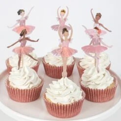 Meri-Meri Ballerina Cupcake Kit (x 24 Toppers) -Meri Meri media 3cb5fb84 4023 4dab 9031 e750da60e657