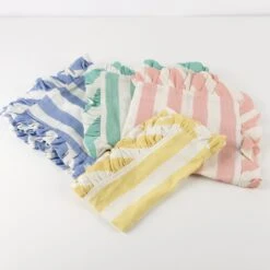 Meri-Meri Stripe Ruffle Fabric Napkins (x 4)