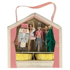 Meri-Meri Nutcracker Cupcake Kit (x 24 Toppers)