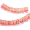 Meri-Meri Pink Happy Birthday Fringe Garland