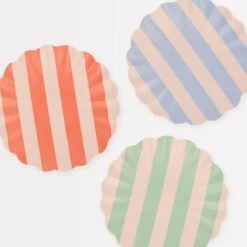 Meri-Meri Stripy Reusable Bamboo Small Plates (x 6) 17 Meri-Meri Stripy Reusable Bamboo Small Plates (x 6) -Meri Meri media 437cd7f1 17b4 4111 9c4b 82399939ff16
