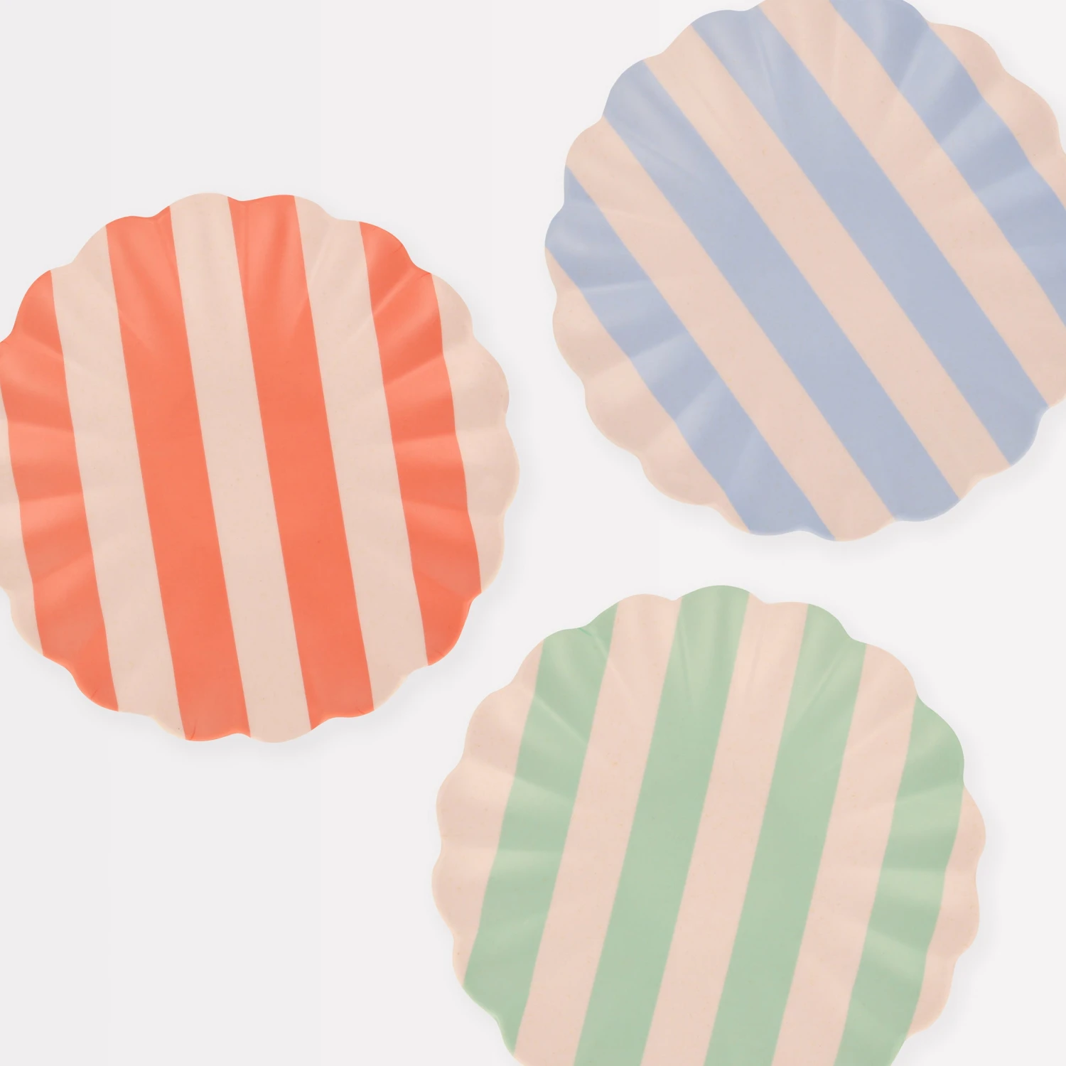 Meri-Meri Stripy Reusable Bamboo Small Plates (x 6) 7 Meri-Meri Stripy Reusable Bamboo Small Plates (x 6) - Image 7