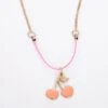 Meri-Meri Enamel Cherries Necklace