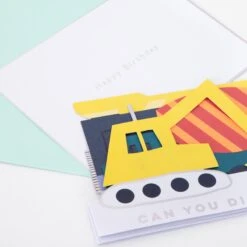 Meri-Meri Construction Vehicles Birthday Card -Meri Meri media 4561cf5f 8175 43df becf 128b5a6a03f9