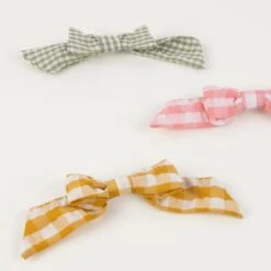 Meri-Meri Gingham Hair Bows (x 6) -Meri Meri media 45d66751 8c75 4baa ba27 850bc94e43c6