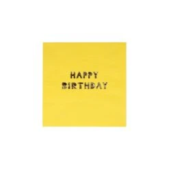 Meri-Meri Happy Birthday Small Napkins (x 16) -Meri Meri media 463aea06 b518 4cd5 80a5 14776574d690