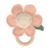 Meri-Meri Peach Daisy Baby Rattle